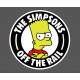 Наклейка The Simpsons Off The Rail
